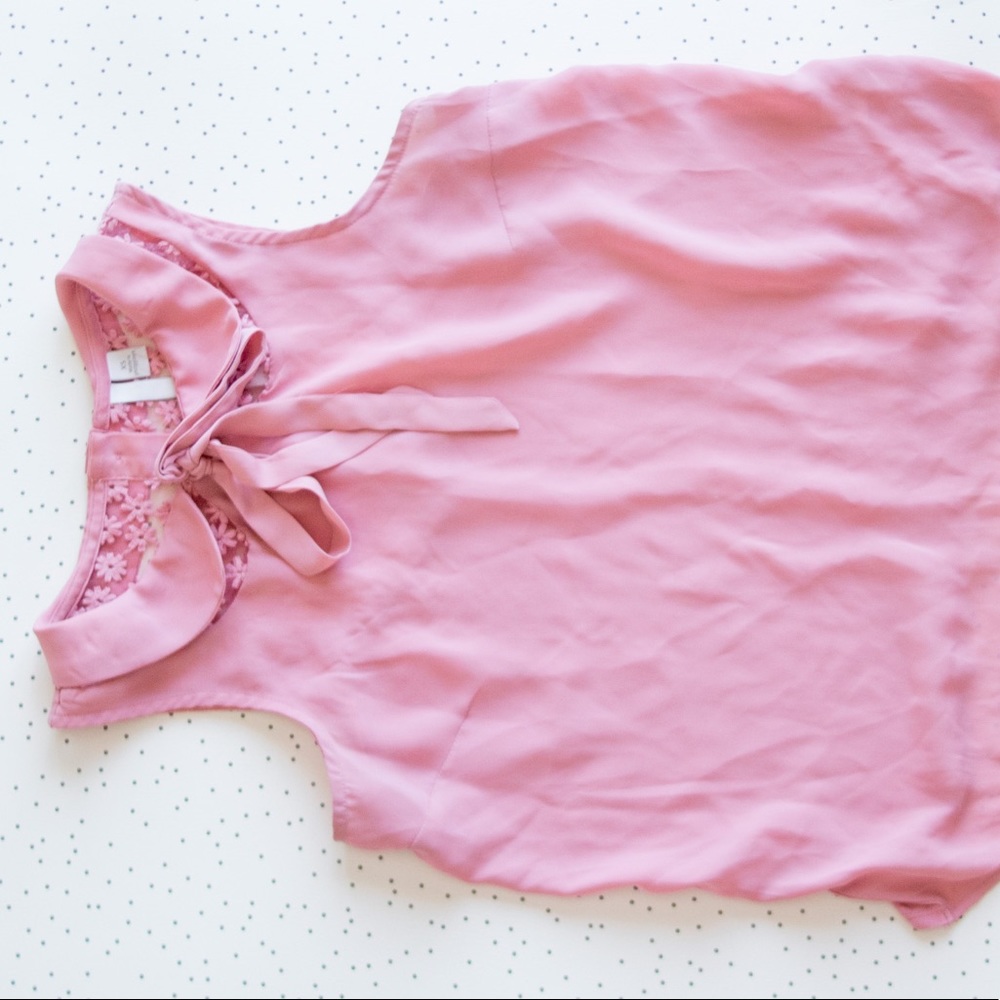 Lauren Conrad Blush Blouse